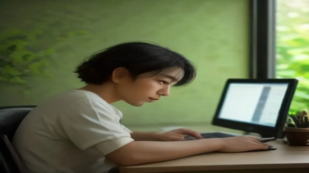 Homem usando leitor de tela no computador, acessibilidade na web, visibilidade do site de notícias regional